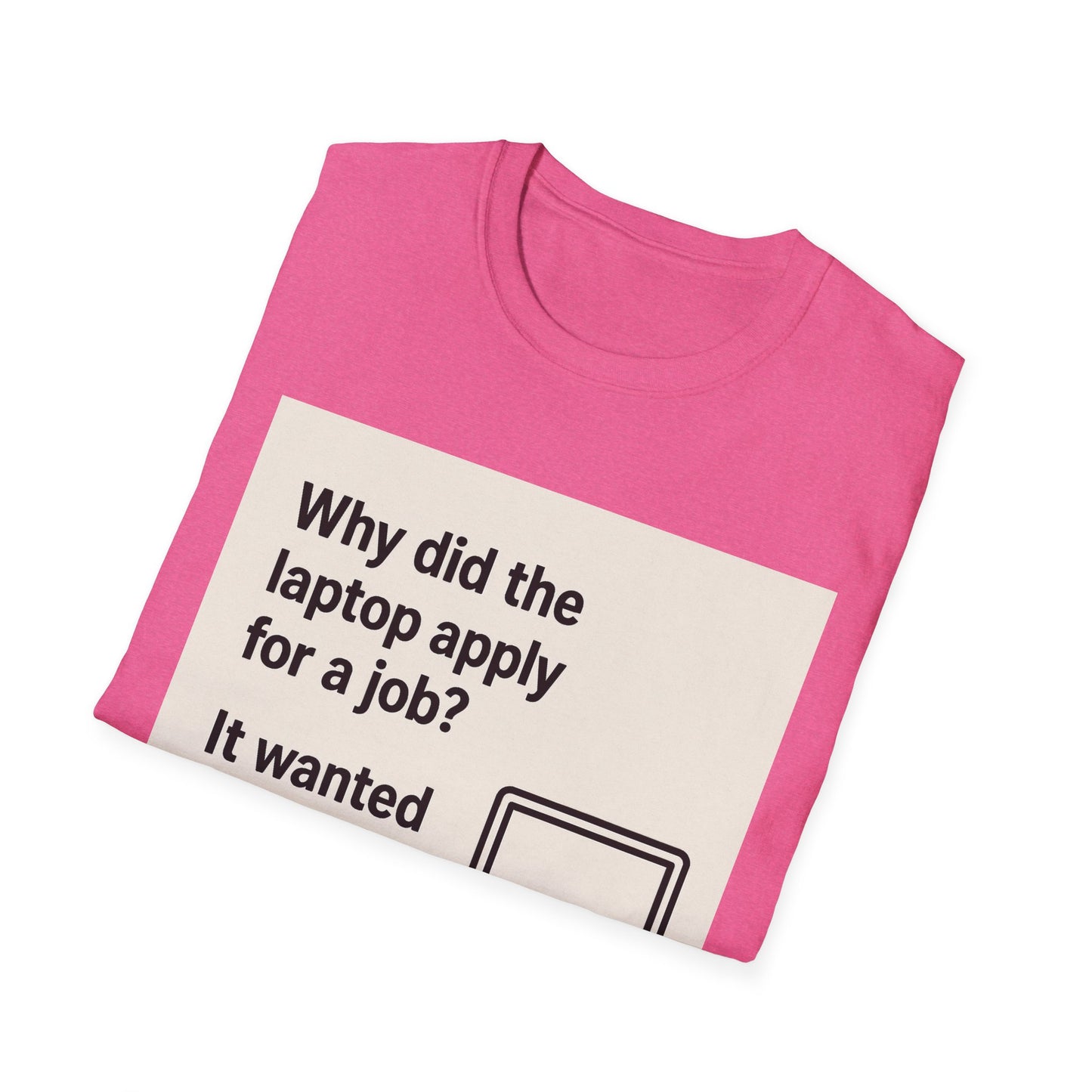 ByteSizedJokes Tee – Funny Laptop Unisex Softstyle T-Shirt