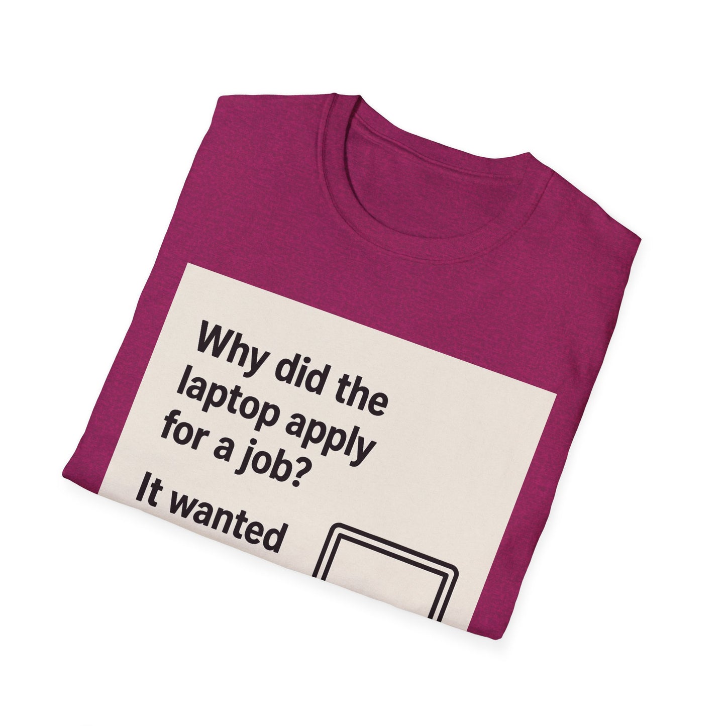 ByteSizedJokes Tee – Funny Laptop Unisex Softstyle T-Shirt