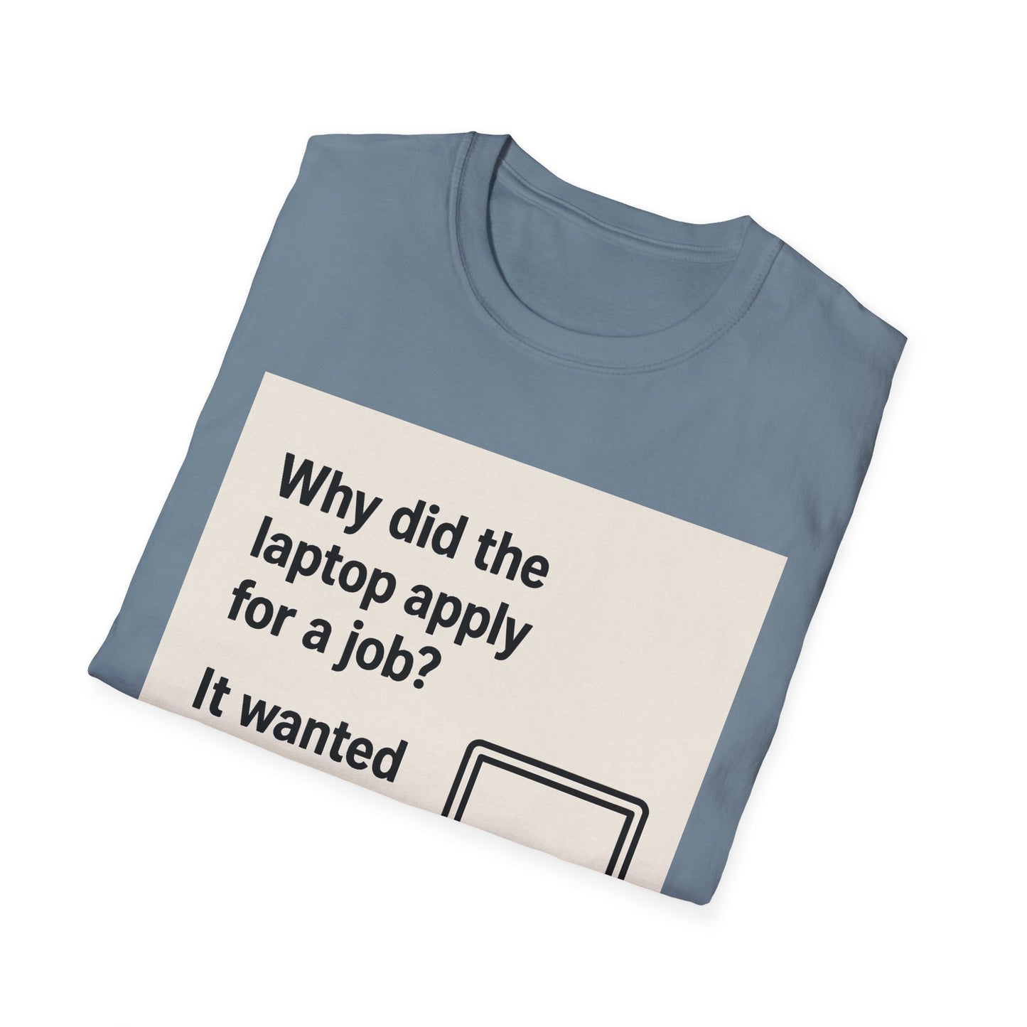 ByteSizedJokes Tee – Funny Laptop Unisex Softstyle T-Shirt