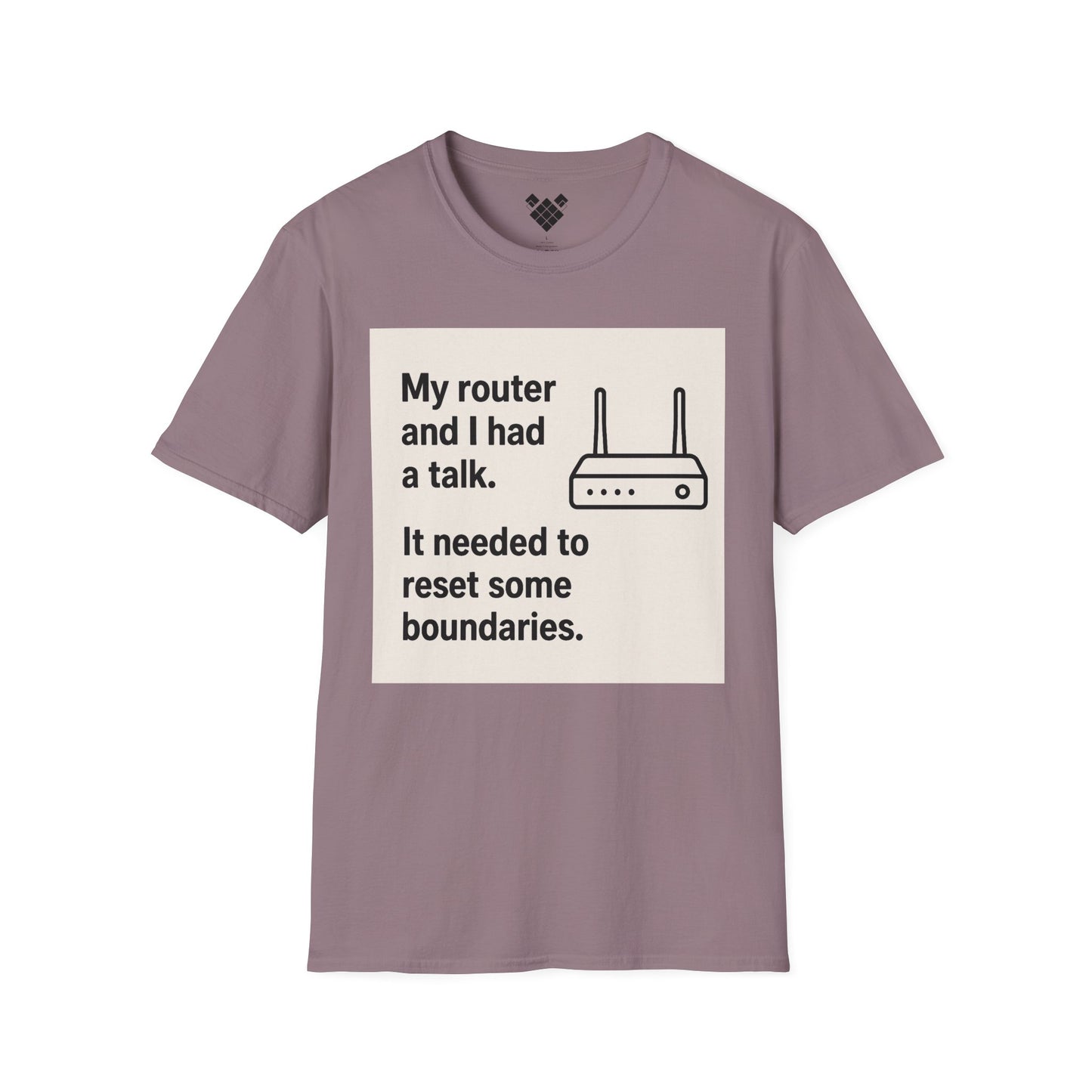 ByteSizedJokes Tee – FunnyRouter Talk Unisex Softstyle T-Shirt