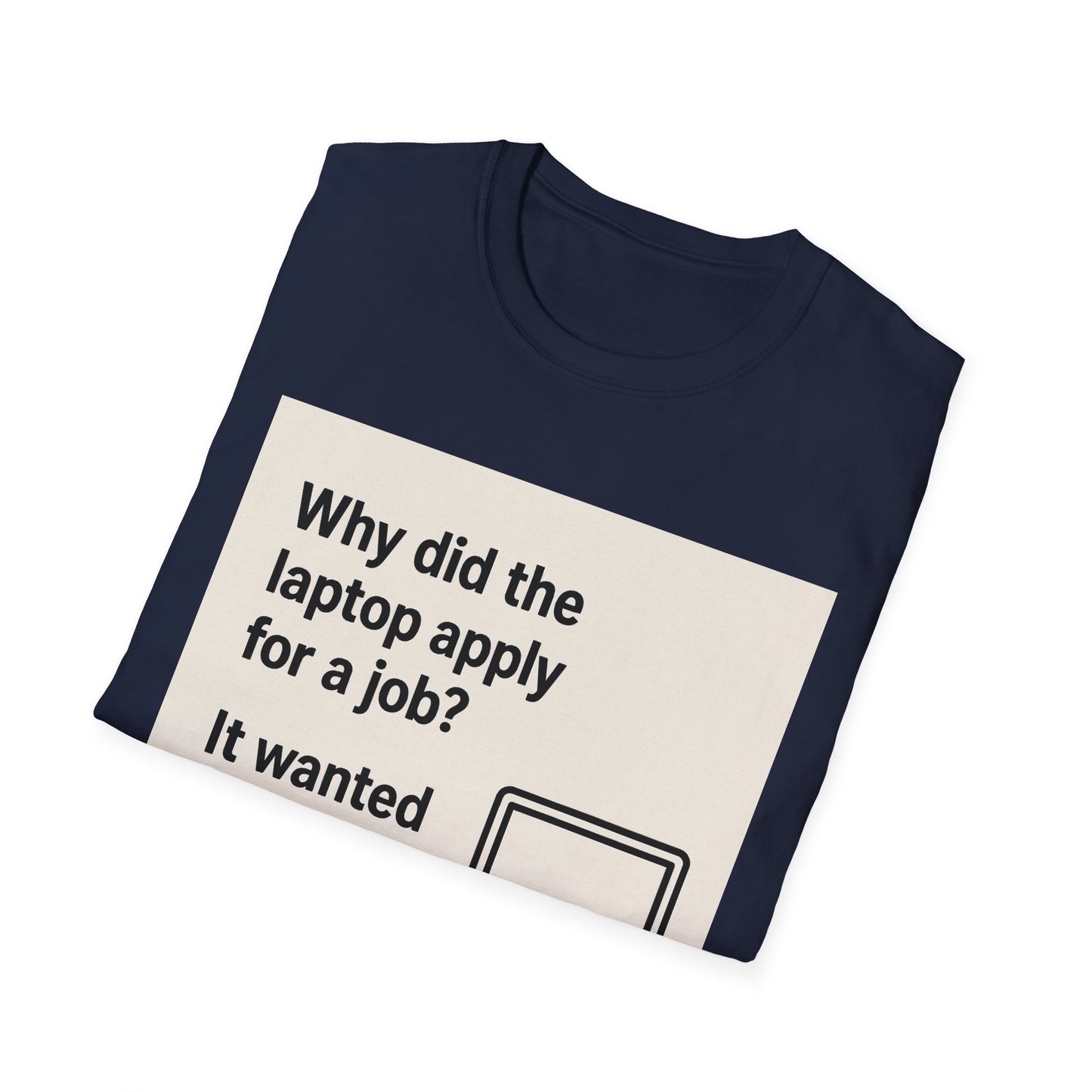 ByteSizedJokes Tee – Funny Laptop Unisex Softstyle T-Shirt