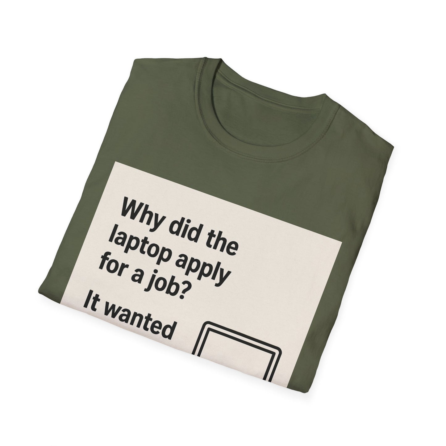 ByteSizedJokes Tee – Funny Laptop Unisex Softstyle T-Shirt