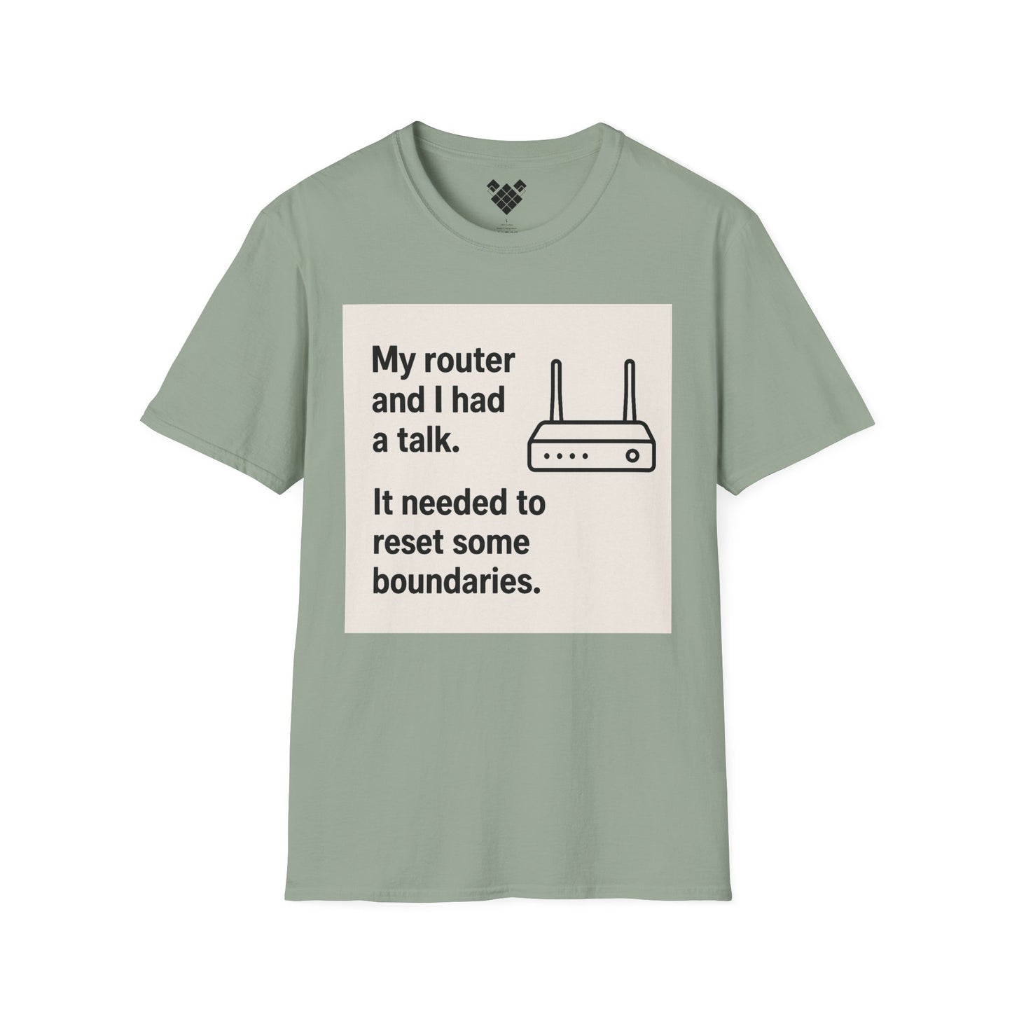 ByteSizedJokes Tee – FunnyRouter Talk Unisex Softstyle T-Shirt