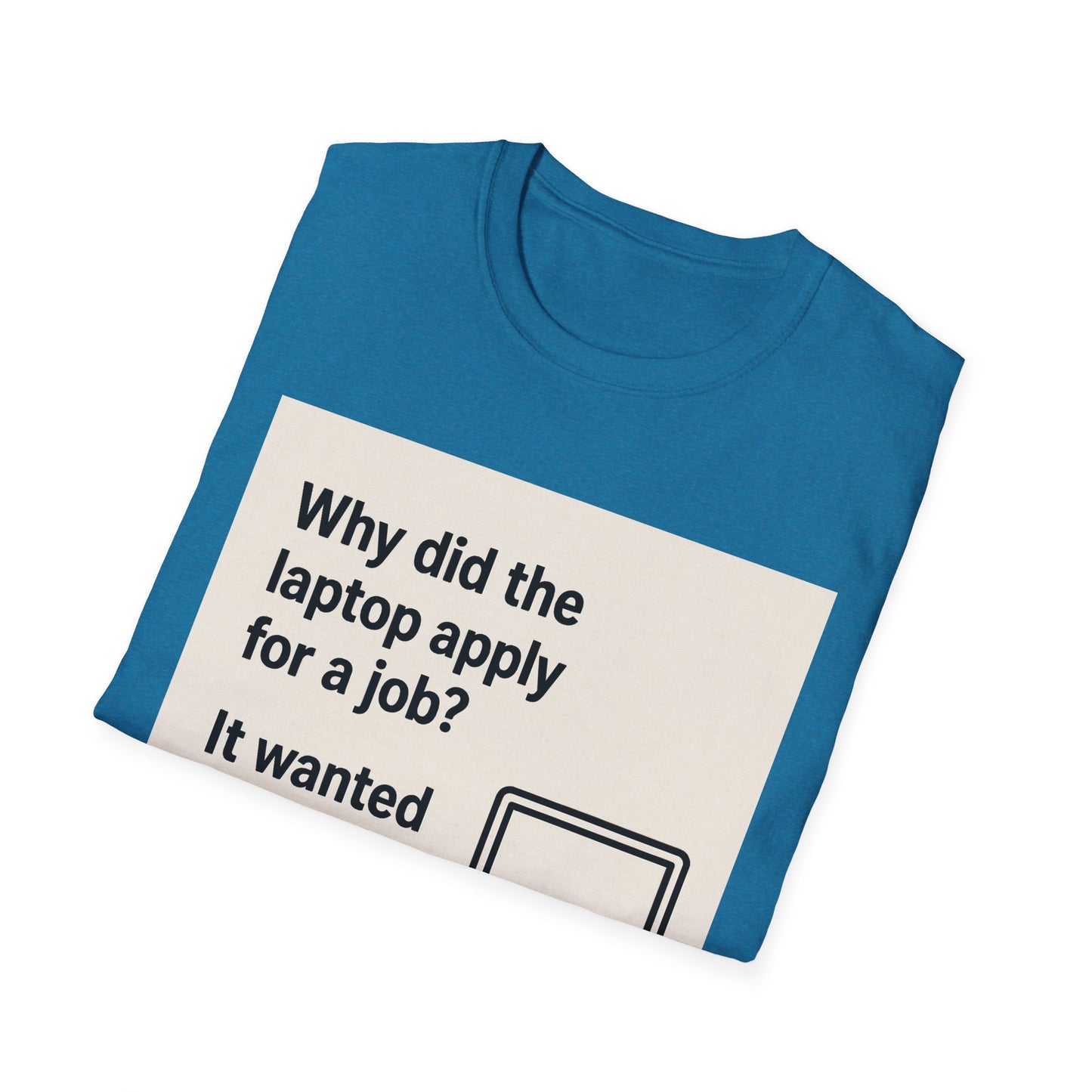 ByteSizedJokes Tee – Funny Laptop Unisex Softstyle T-Shirt
