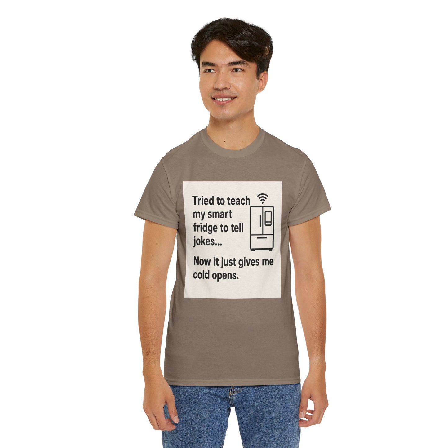 ByteSizedJokes Tee – ColdOpen Fridge Unisex Heavy Cotton Tee