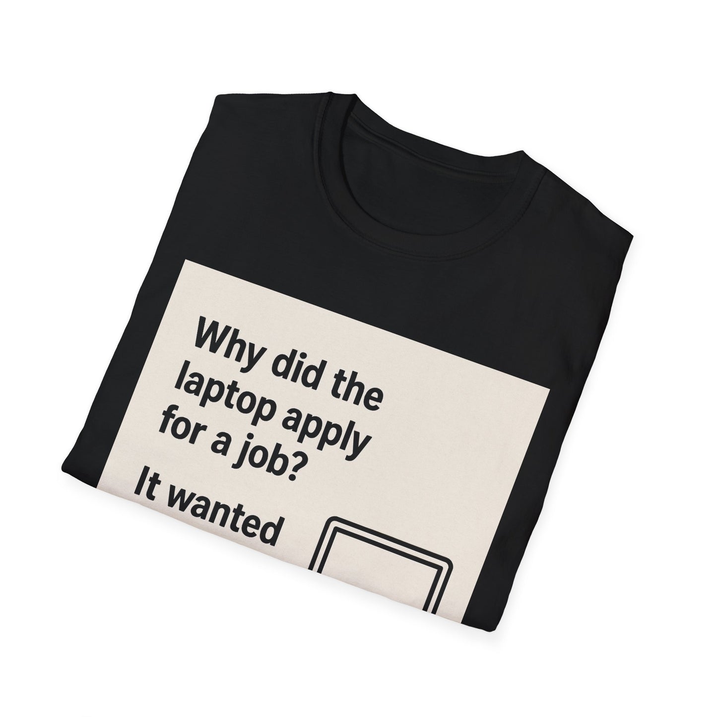 ByteSizedJokes Tee – Funny Laptop Unisex Softstyle T-Shirt