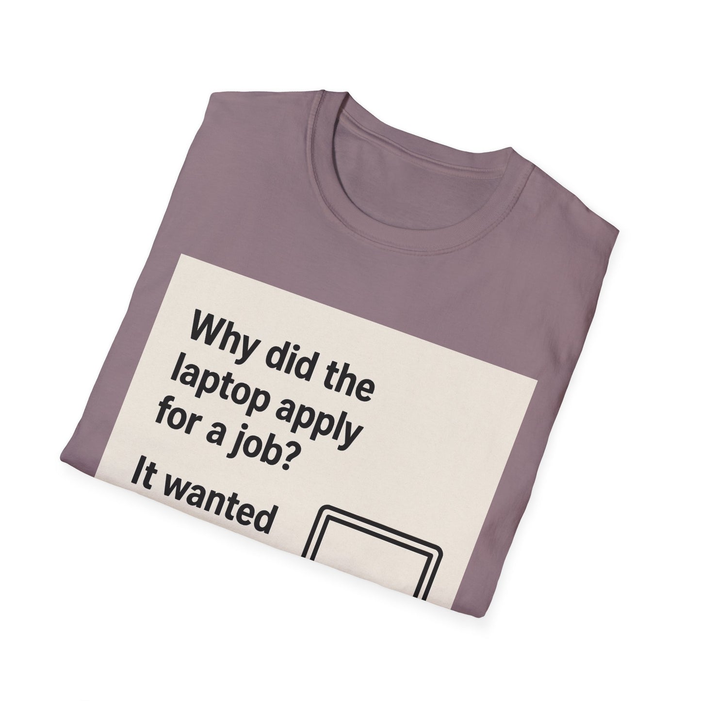 ByteSizedJokes Tee – Funny Laptop Unisex Softstyle T-Shirt