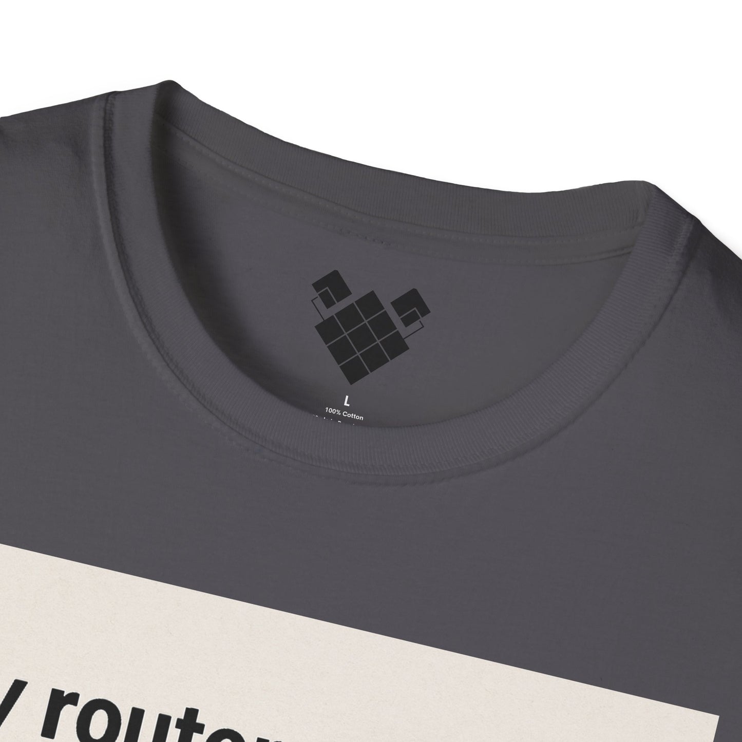 ByteSizedJokes Tee – FunnyRouter Talk Unisex Softstyle T-Shirt