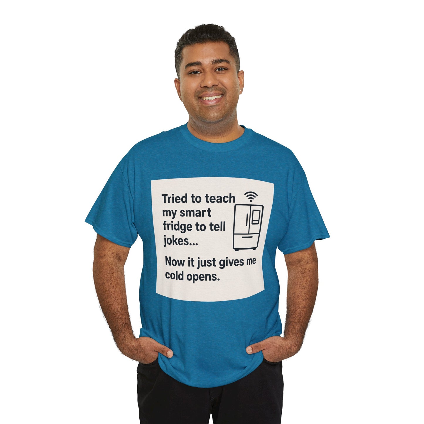 ByteSizedJokes Tee – ColdOpen Fridge Unisex Heavy Cotton Tee