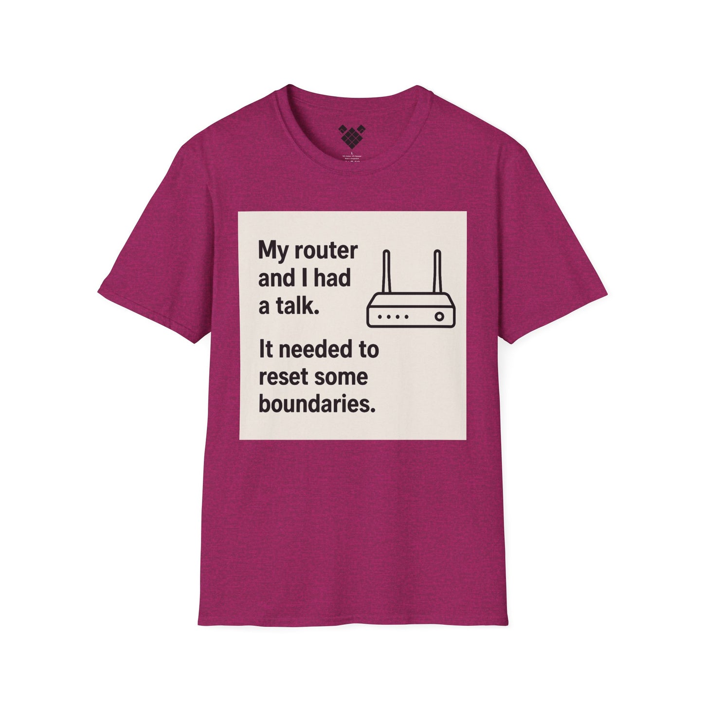 ByteSizedJokes Tee – FunnyRouter Talk Unisex Softstyle T-Shirt