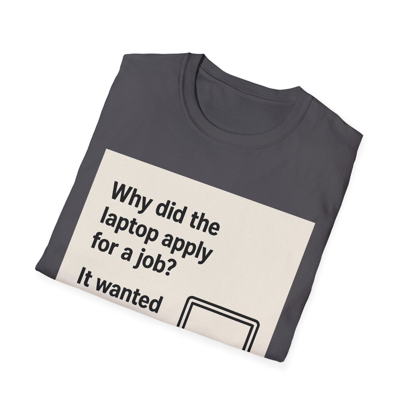 ByteSizedJokes Tee – Funny Laptop Unisex Softstyle T-Shirt