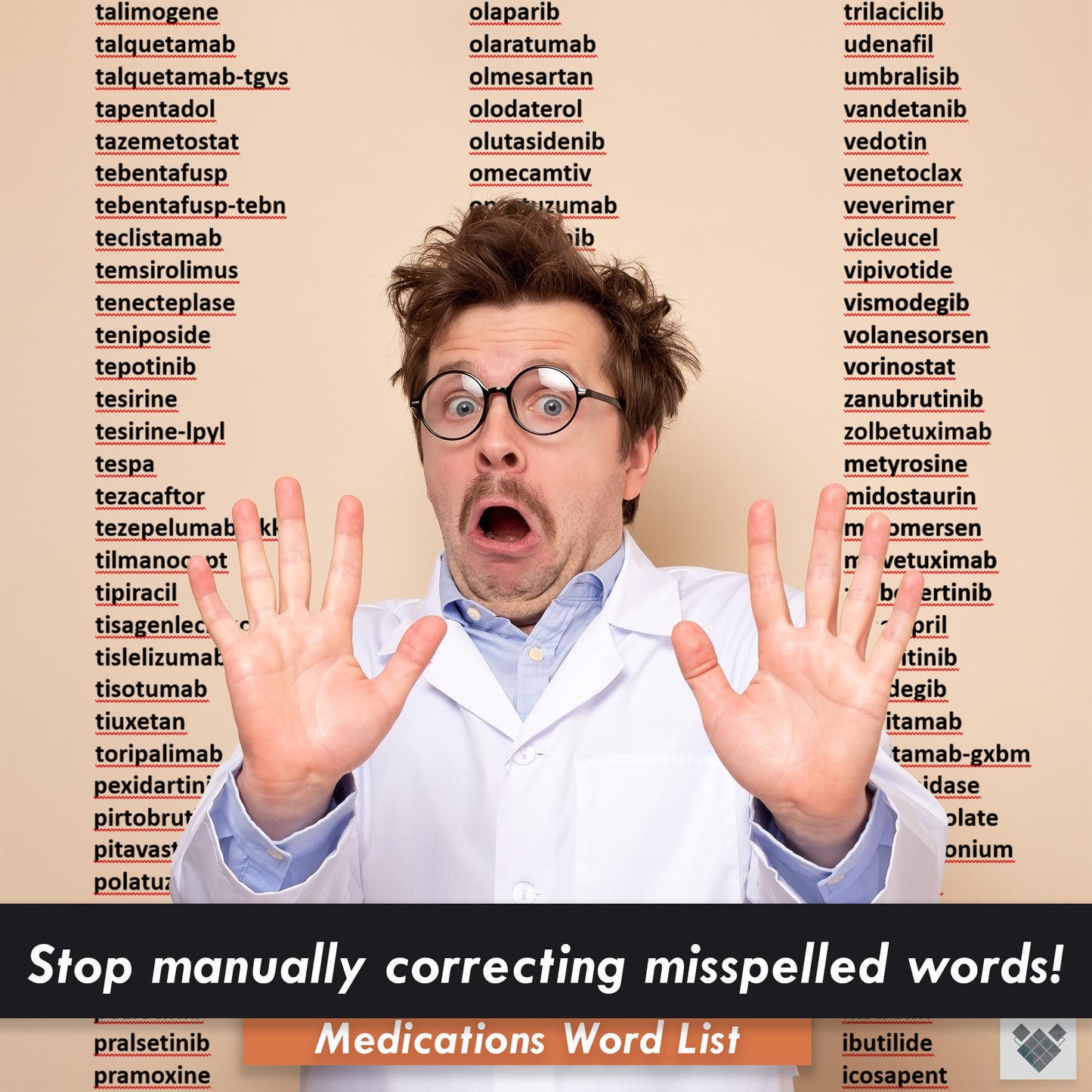 Medications Name Word List