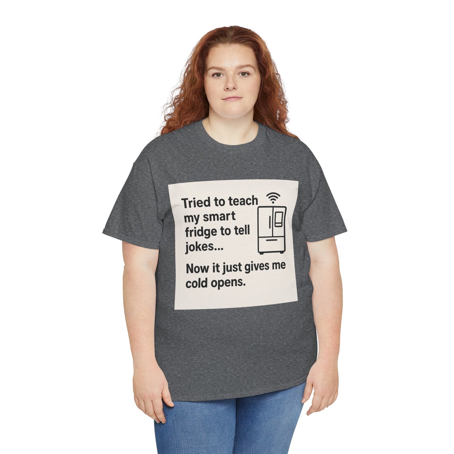 ByteSizedJokes Tee – ColdOpen Fridge Unisex Heavy Cotton Tee