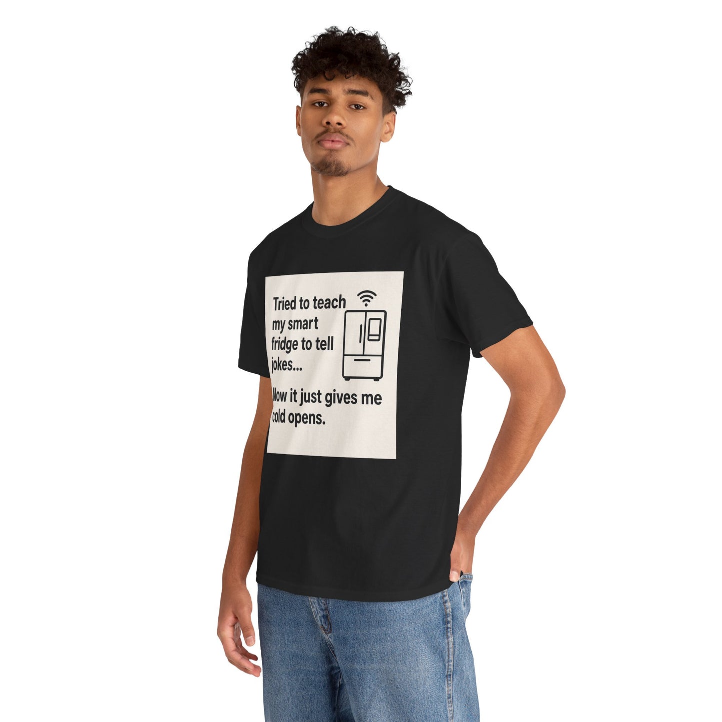 ByteSizedJokes Tee – ColdOpen Fridge Unisex Heavy Cotton Tee