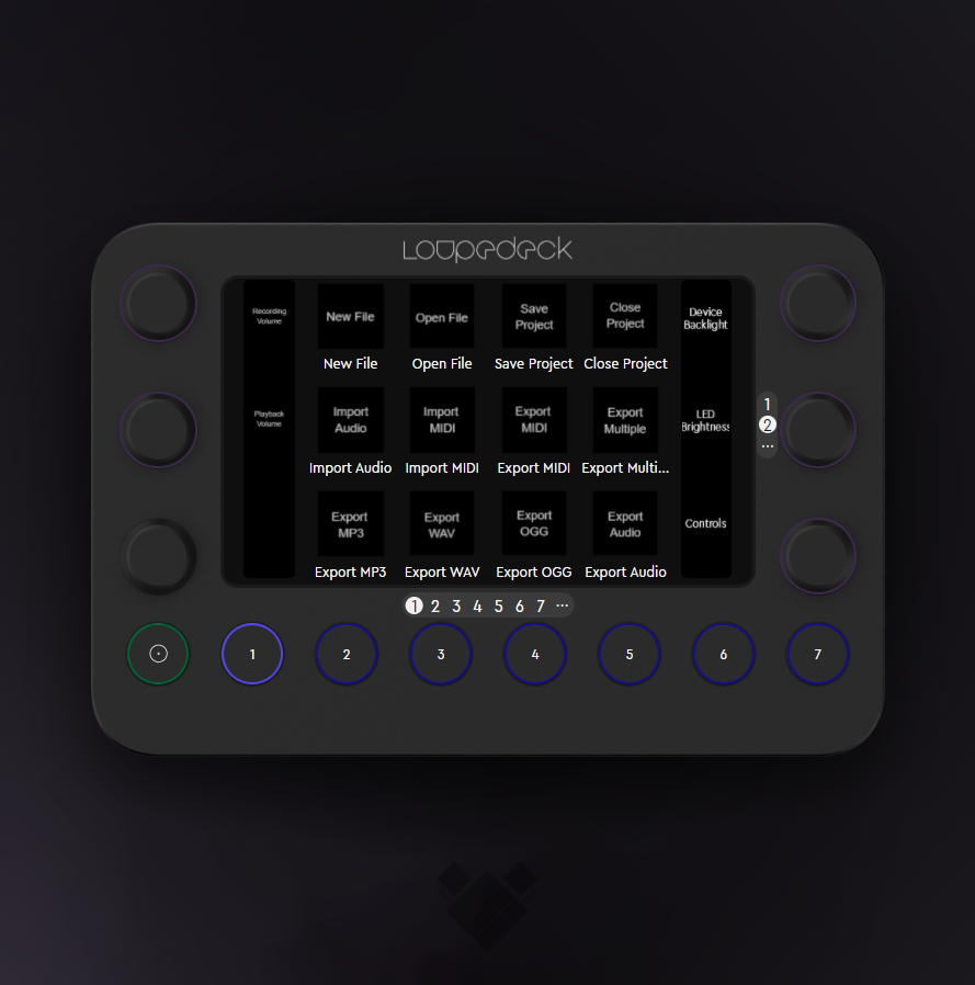 Audacity Profile for Loupedeck Live