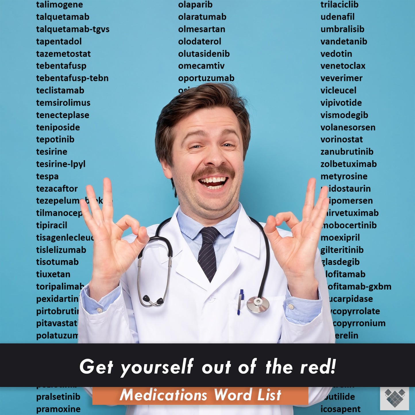 Medications Name Word List